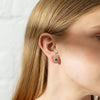 18ct White Gold .67ct Emerald & Diamond Earrings - Earrings - Walker & Hall