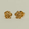 18ct Yellow Gold Rose Stud Earrings - Earrings - Walker & Hall
