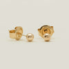 9ct Yellow Gold 3mm Ball Stud Earrings - Earrings - Walker & Hall