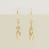 9ct Yellow Gold Helix Drop Earrings - Earrings - Walker & Hall