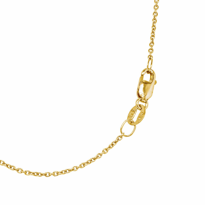 9ct Yellow Gold Oval Locket Necklace - Necklace - Walker & Hall