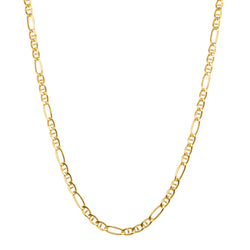 9ct Yellow Gold Anchor Link Figaro Necklace - Necklace - Walker & Hall
