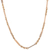 Vintage 9ct Rose Gold Bar Twist Necklace 60cm - Necklace - Walker & Hall