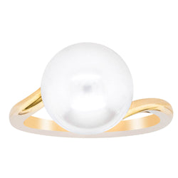 18ct Yellow Gold 11mm South Sea Pearl Ring - Ring - Walker & Hall