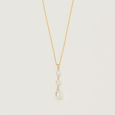 9ct Yellow Gold Freshwater Pearl Rosalind Necklace - Necklace - Walker & Hall