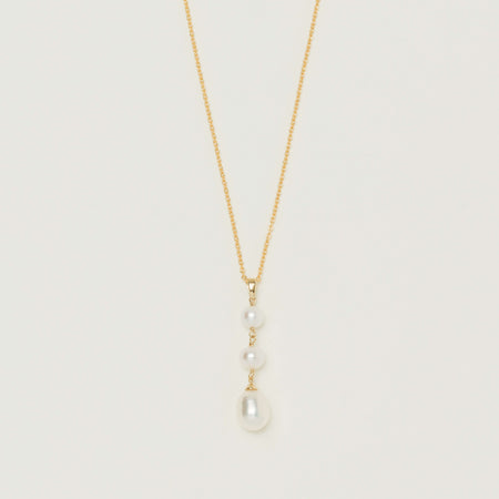 9ct Yellow Gold Freshwater Pearl Rosalind Necklace - Necklace - Walker & Hall