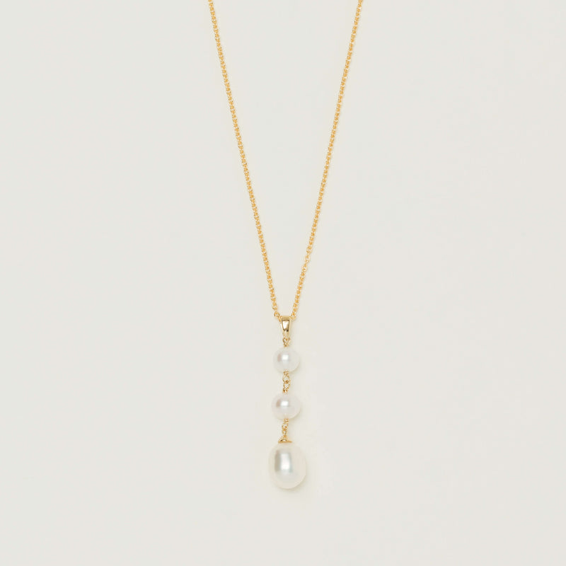 9ct Yellow Gold Freshwater Pearl Rosalind Necklace - Necklace - Walker & Hall