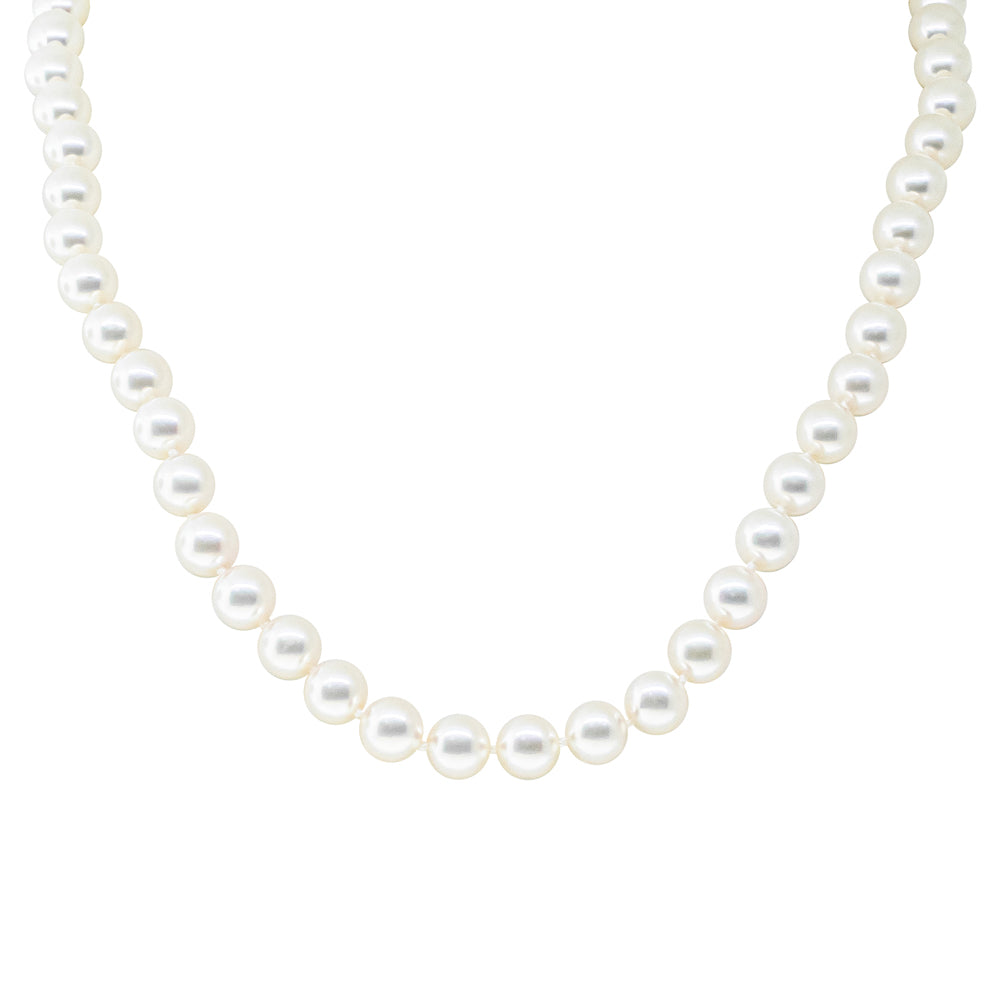 9ct Yellow Gold Akoya Pearl Strand Walker & Hall