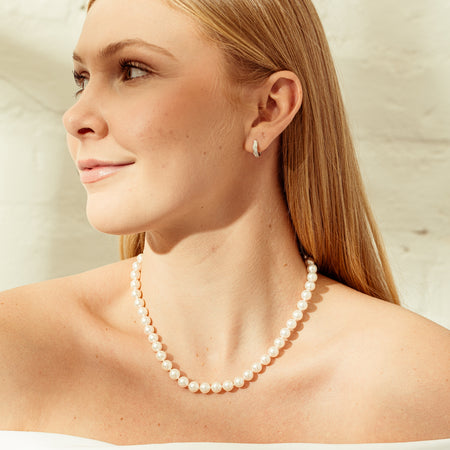 9ct Yellow Gold Akoya Pearl Strand-Necklace-Walker & Hall