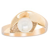 Deja Vu 9ct Yellow Gold 6.3mm Cultured Pearl Ring - Ring - Walker & Hall