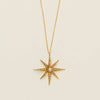 Vintage 15ct Yellow Gold Seed Pearl Star Pendant - Necklace - Walker & Hall