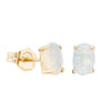 14ct Yellow Gold Opal Stud Earrings - Earrings - Walker & Hall