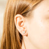 14ct White Gold Opal Stud Earrings - Earrings - Walker & Hall