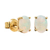 9ct Yellow Gold Opal Stud Earrings - Earrings - Walker & Hall