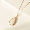 18ct Yellow Gold 8.62ct Opal & Diamond Isla Pendant-Necklace-Walker & Hall