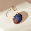 Vintage 18ct Rose Gold Opal & Seed Pearl Brooch-Brooch-Walker & Hall