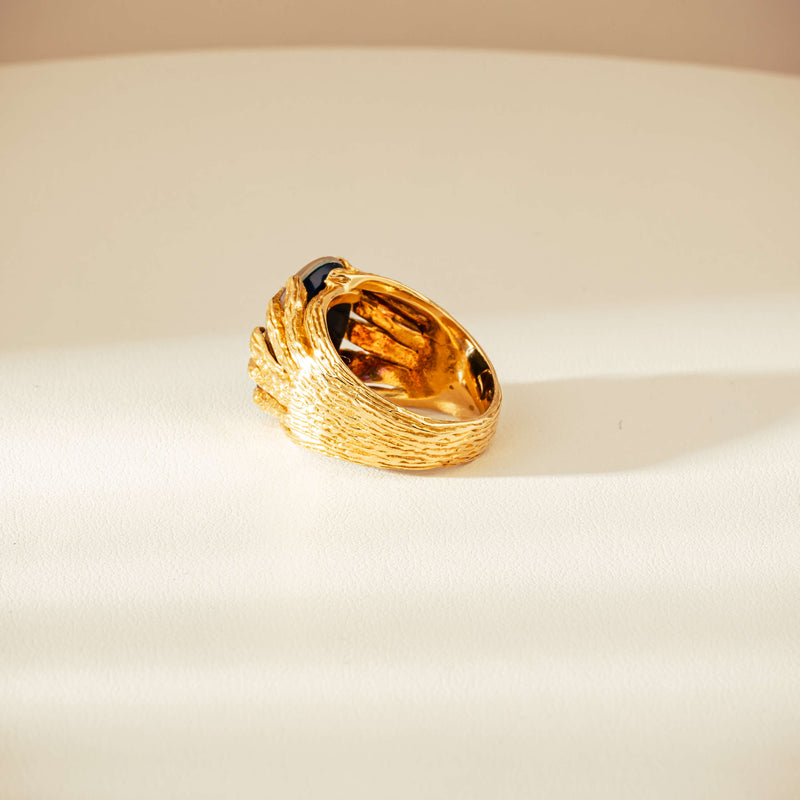 Vintage 18ct Opal Triplet Ring-Ring-Walker & Hall