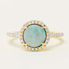 18ct Yellow Gold 1.76ct Opal & Diamond Sierra Ring - Ring - Walker & Hall