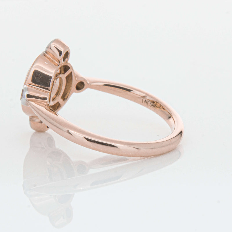 Deja Vu 14ct Rose Gold Opal & Diamond Ring - Ring - Walker & Hall