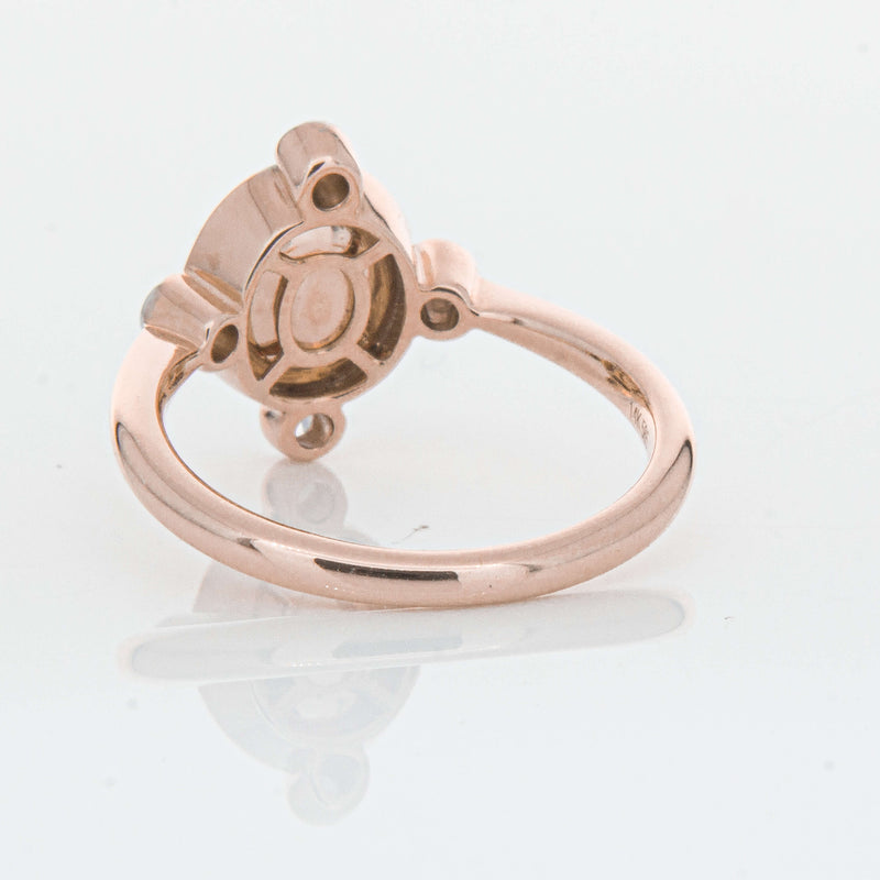 Deja Vu 14ct Rose Gold Opal & Diamond Ring - Ring - Walker & Hall