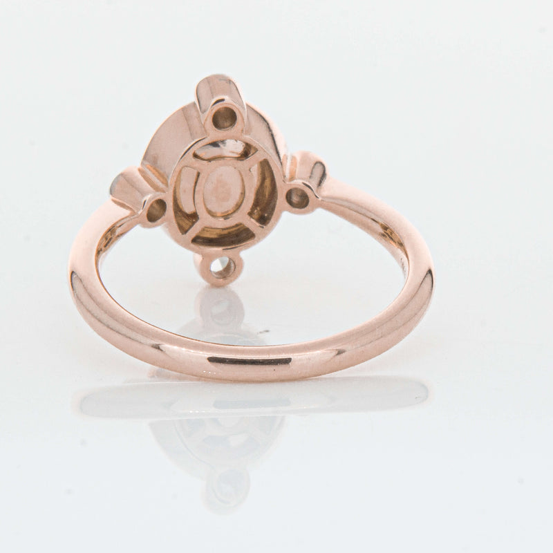 Deja Vu 14ct Rose Gold Opal & Diamond Ring - Ring - Walker & Hall