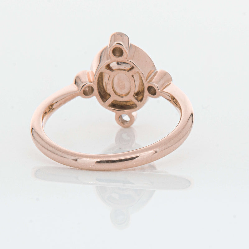 Deja Vu 14ct Rose Gold Opal & Diamond Ring - Ring - Walker & Hall
