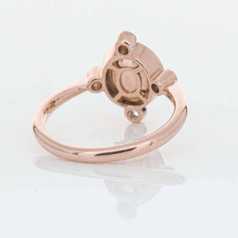 Deja Vu 14ct Rose Gold Opal & Diamond Ring - Ring - Walker & Hall