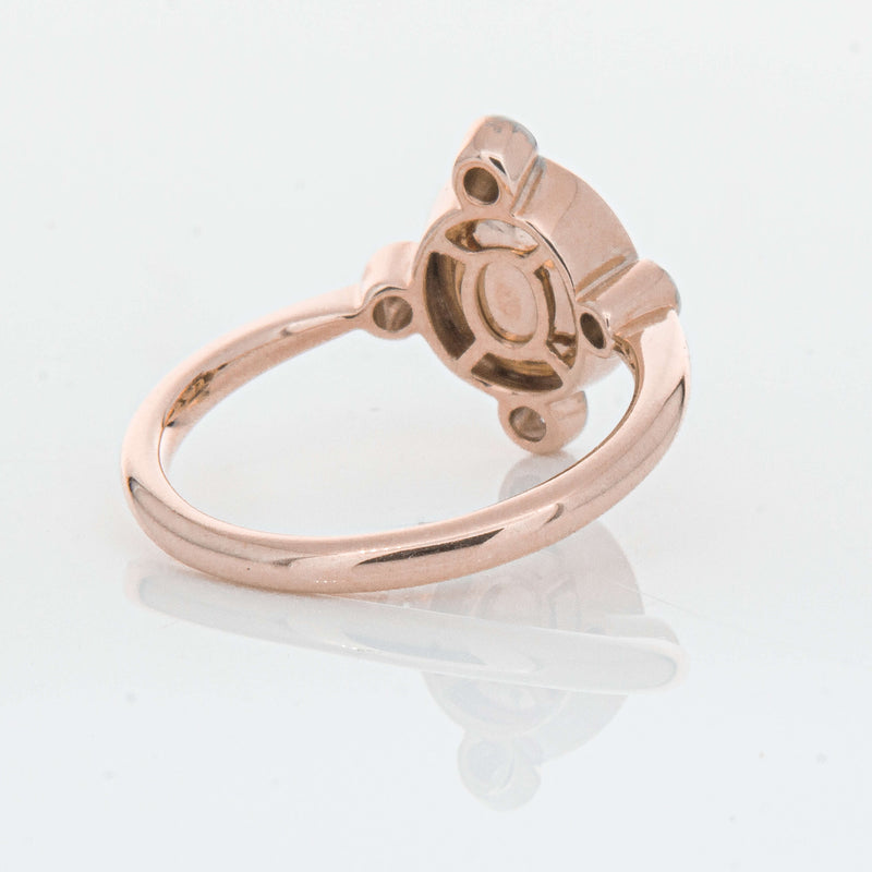 Deja Vu 14ct Rose Gold Opal & Diamond Ring - Ring - Walker & Hall