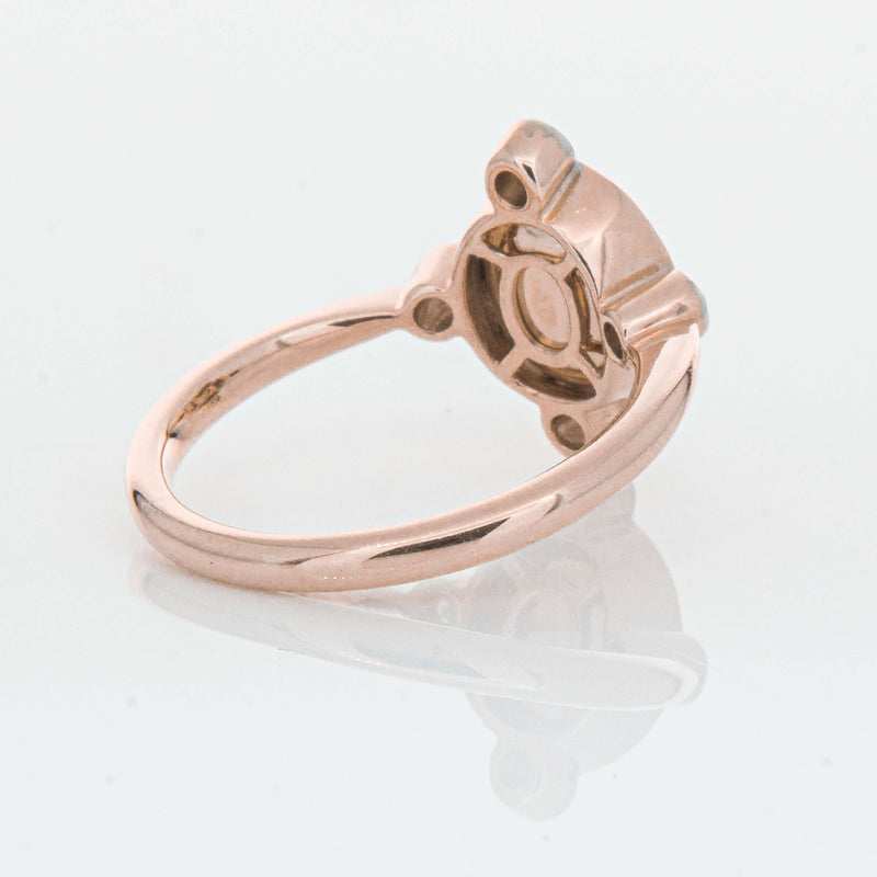 Deja Vu 14ct Rose Gold Opal & Diamond Ring - Ring - Walker & Hall
