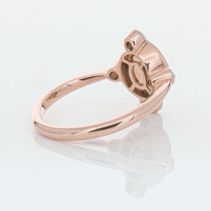 Deja Vu 14ct Rose Gold Opal & Diamond Ring - Ring - Walker & Hall