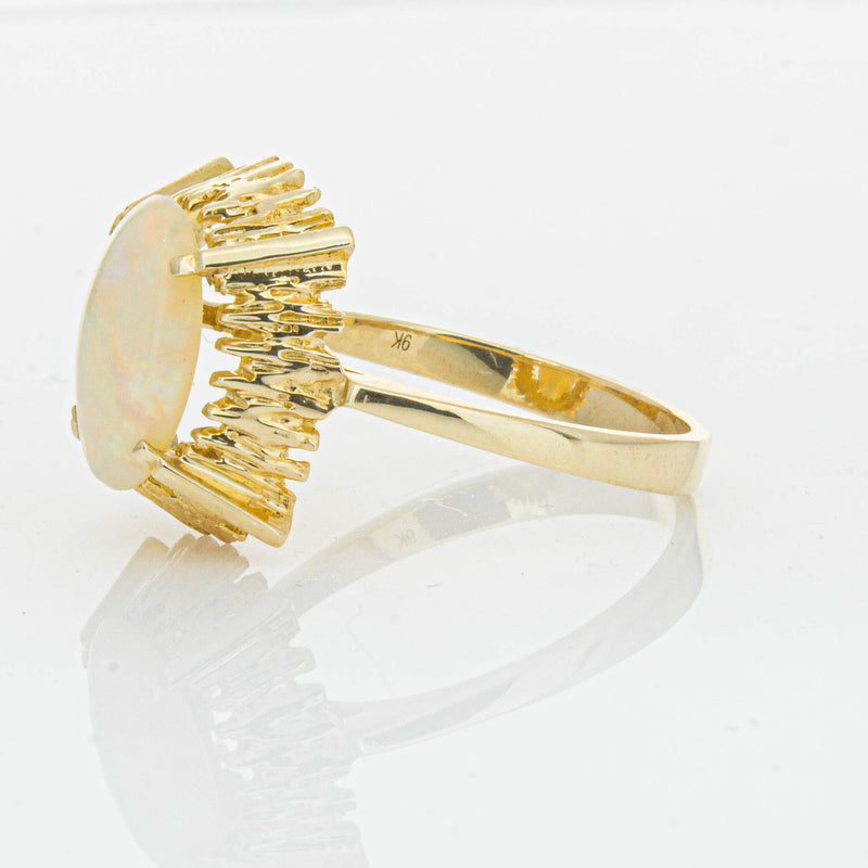 Vintage 9ct Yellow Gold 1.30ct Opal Dress Ring - Ring - Walker & Hall