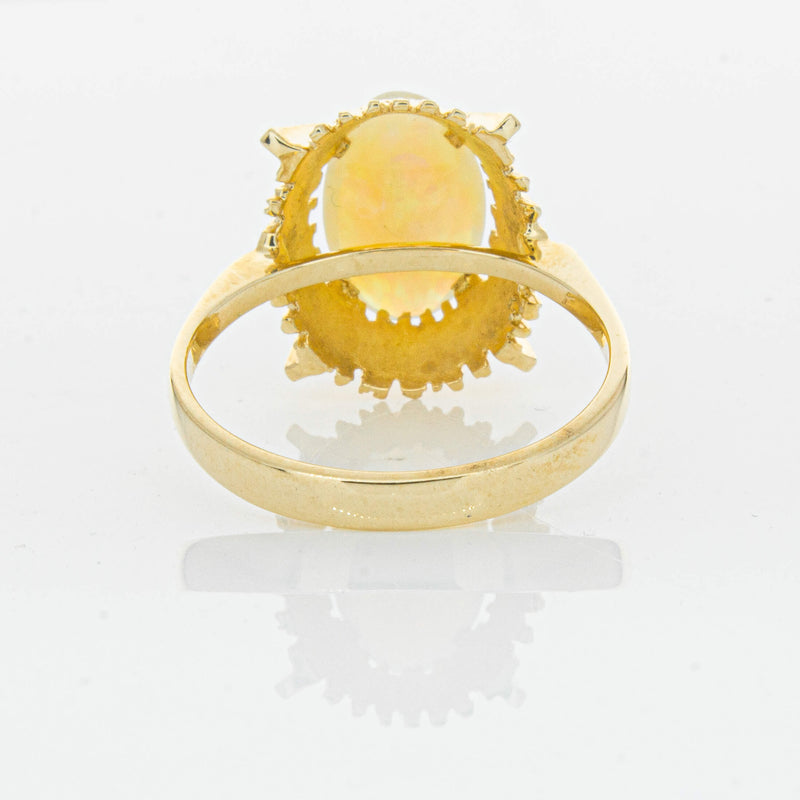 Vintage 9ct Yellow Gold 1.30ct Opal Dress Ring - Ring - Walker & Hall