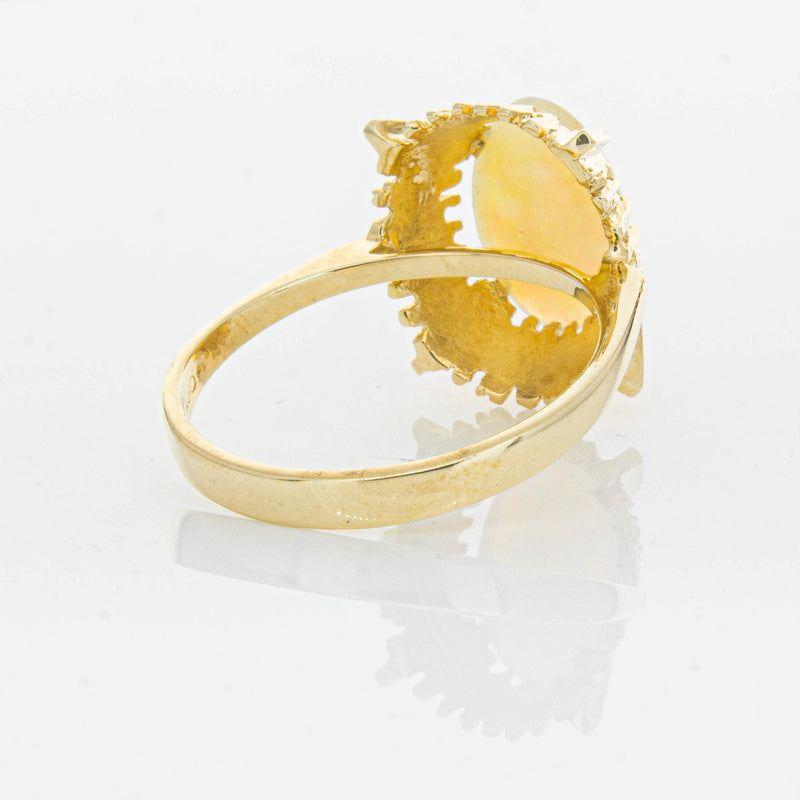 Vintage 9ct Yellow Gold 1.30ct Opal Dress Ring - Ring - Walker & Hall