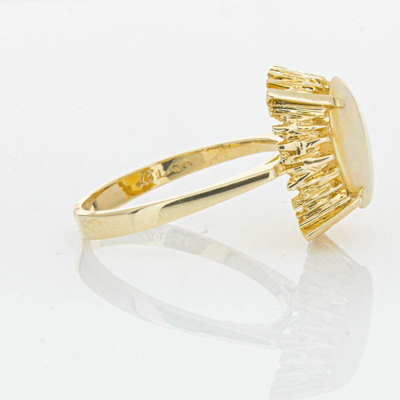 Vintage 9ct Yellow Gold 1.30ct Opal Dress Ring - Ring - Walker & Hall