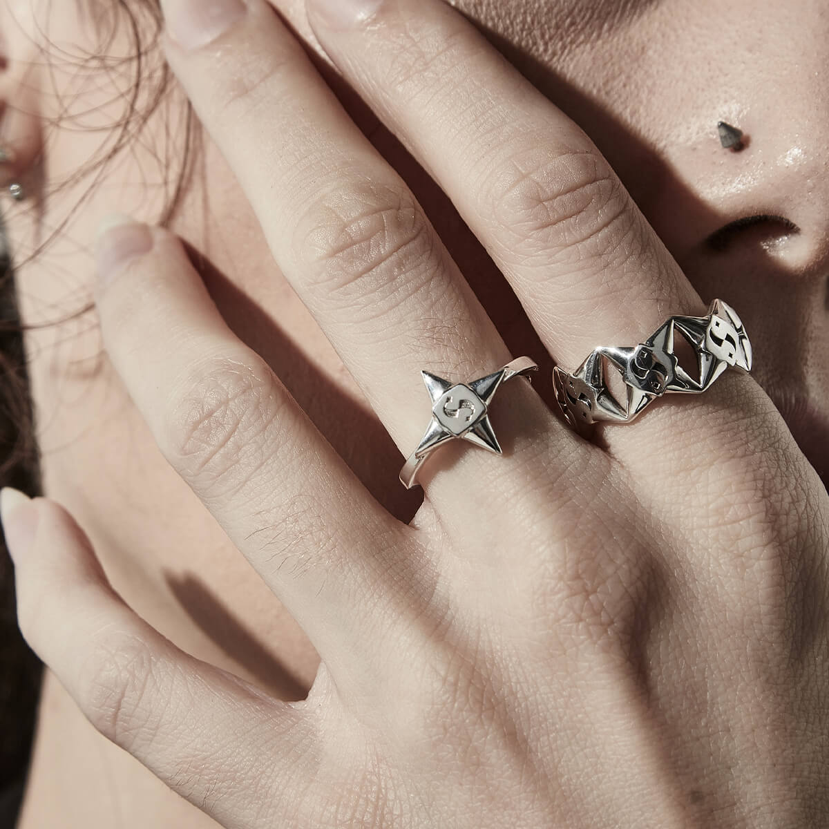 Stolen Girlfriends Club Silver Star Shock Ring - W&H – Walker & Hall