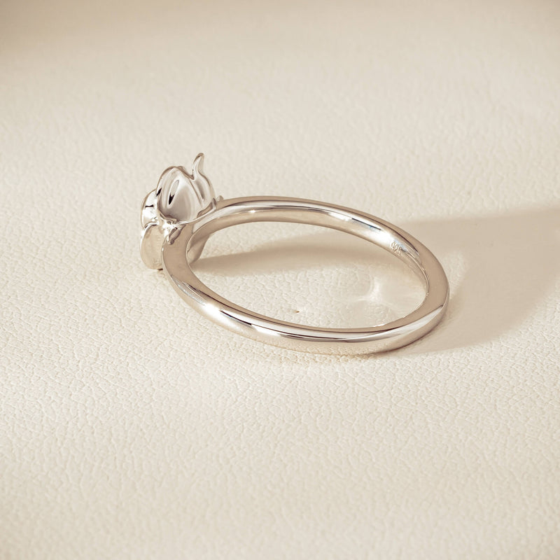 Sterling Silver Albertine Rose Ring - Ring - Walker & Hall