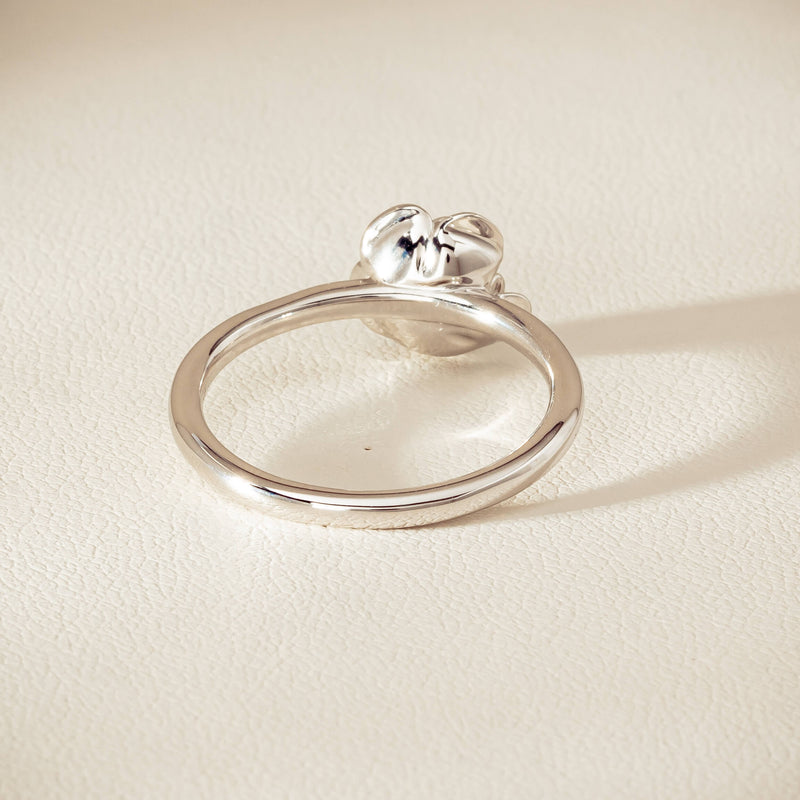 Sterling Silver Albertine Rose Ring - Ring - Walker & Hall