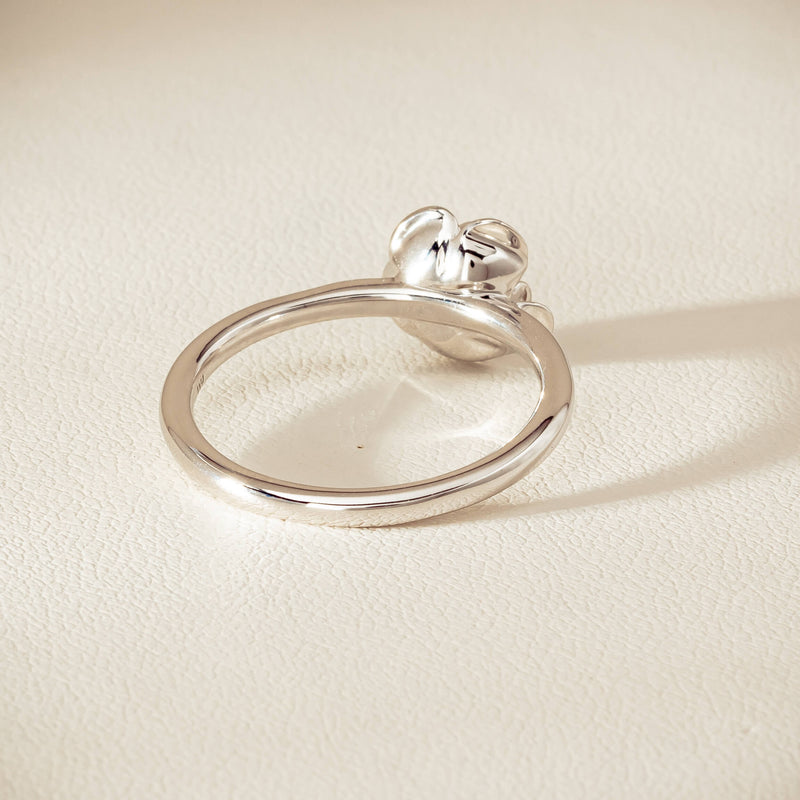 Sterling Silver Albertine Rose Ring - Ring - Walker & Hall