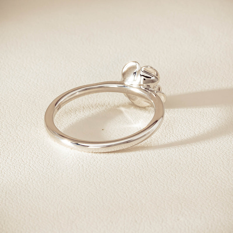 Sterling Silver Albertine Rose Ring - Ring - Walker & Hall