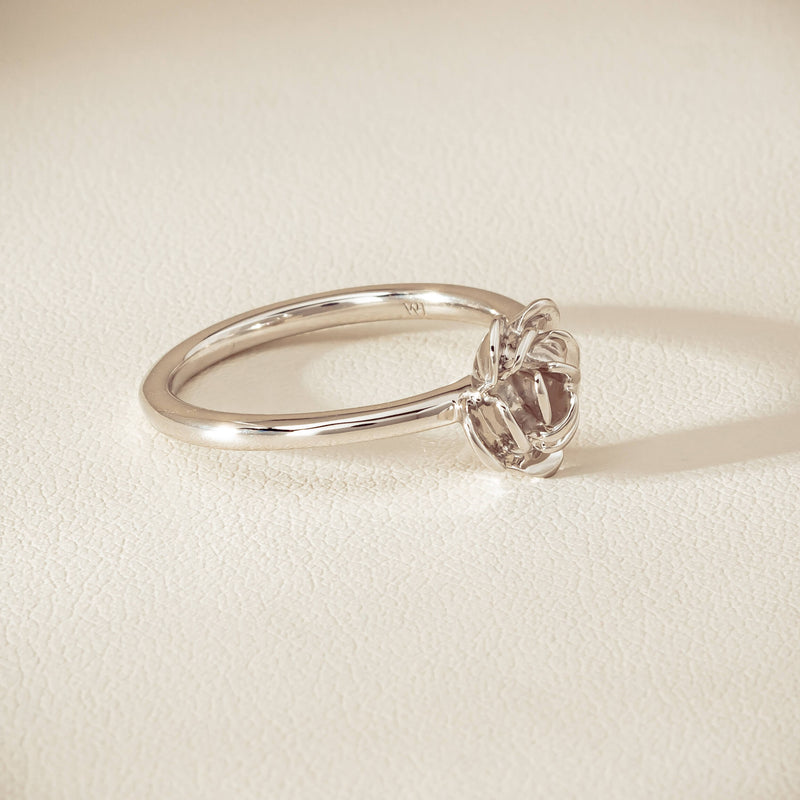 Sterling Silver Albertine Rose Ring - Ring - Walker & Hall