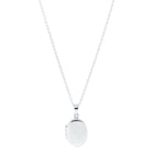 Sterling Silver Oval Locket Necklace - Necklace - Walker & Hall