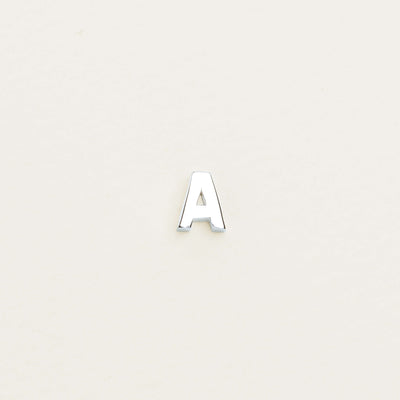 Sterling Silver Noted Letter - Necklace - Walker & Hall