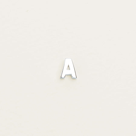 Sterling Silver Noted Letter - Necklace - Walker & Hall