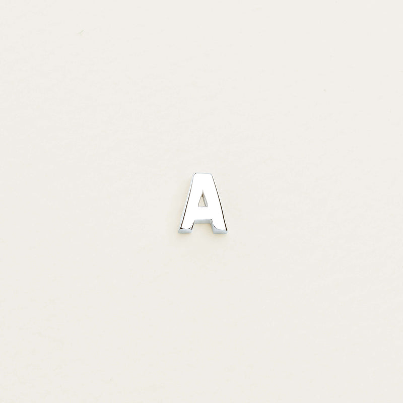 Sterling Silver Noted Letter - Necklace - Walker & Hall