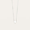 Sterling Silver Noted Letter Necklace (Pendant + Chain) - Necklace - Walker & Hall