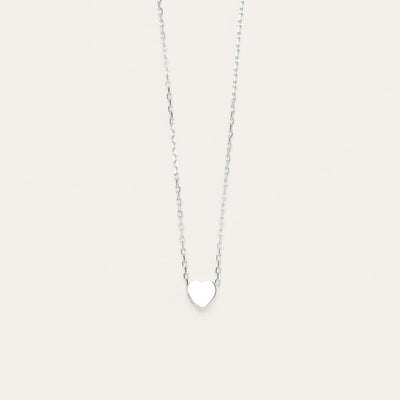 Sterling Silver Noted Letter Necklace (Pendant + Chain) - Necklace - Walker & Hall