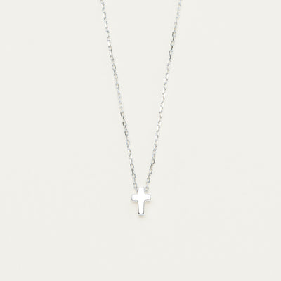 Sterling Silver Noted Letter Necklace (Pendant + Chain) - Necklace - Walker & Hall