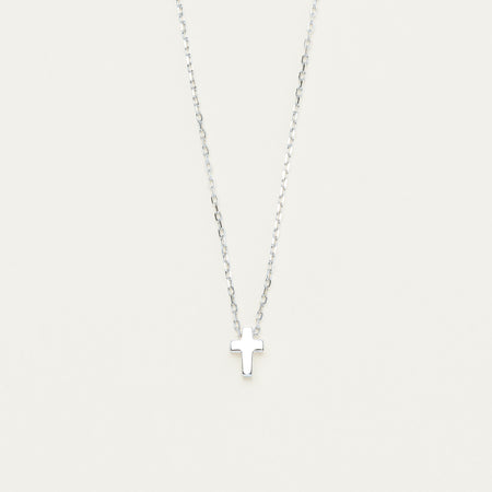 Sterling Silver Noted Letter Necklace (Pendant + Chain) - Necklace - Walker & Hall