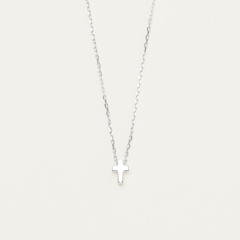 Sterling Silver Noted Letter Necklace (Pendant + Chain) - Necklace - Walker & Hall