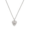 Zoe & Morgan Mini Heart Ray Necklace - Sterling Silver - Necklace - Walker & Hall